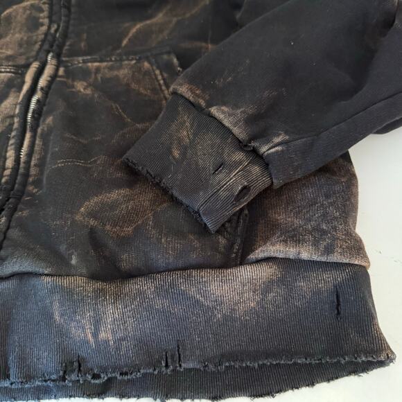 Balenciaga 2023 mud show hoodie SS23 Runway Distressed muddy S small oversized - Picture 12 of 16